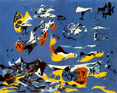Blue Moby Dick Jackson Pollock